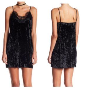 NWT Vanity Room LBD Black Velvet Slip Dress 3X